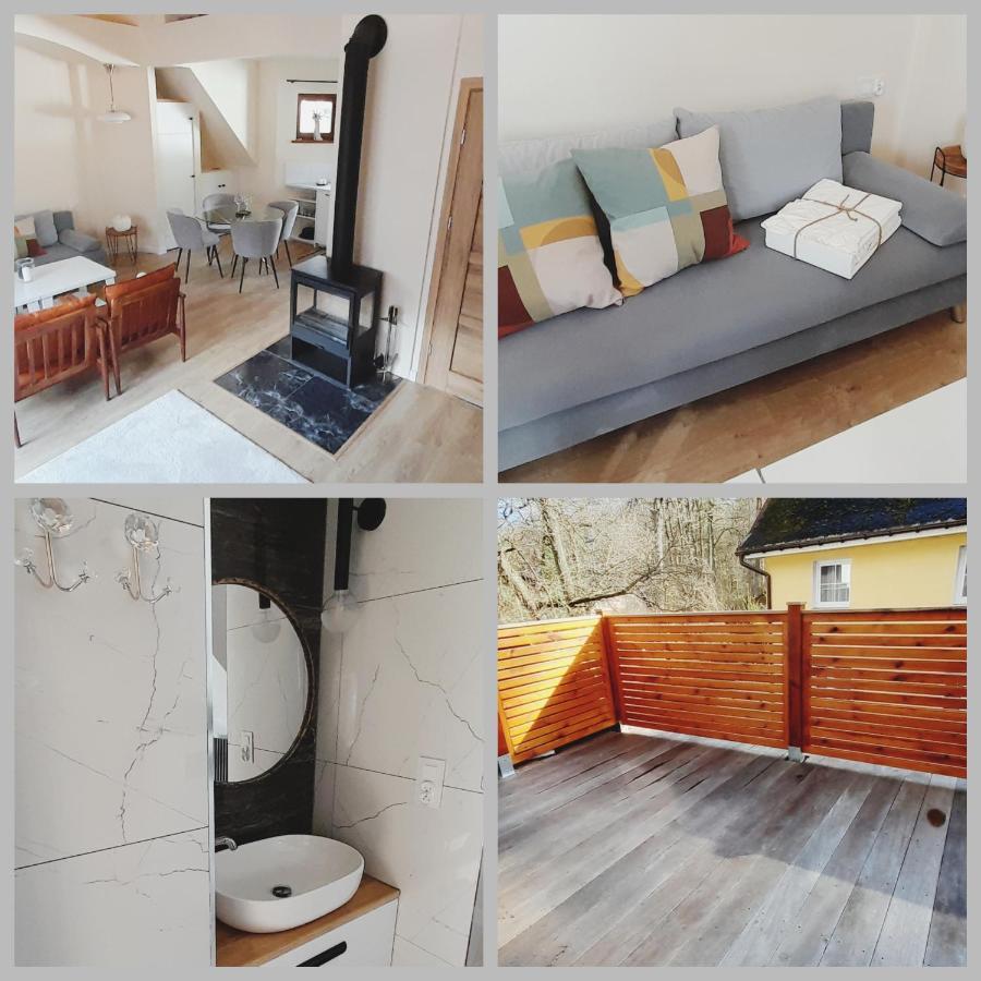 Apartamenty Emzetka โปเบียโรโว ภายนอก รูปภาพ