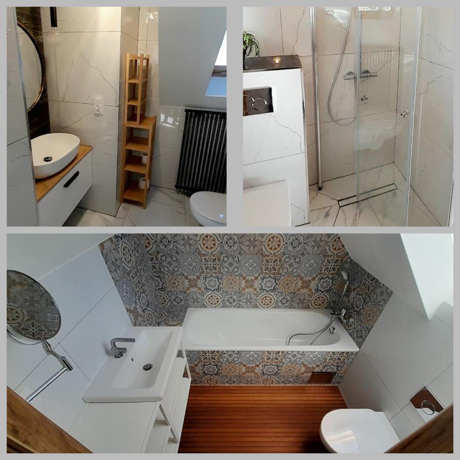 Apartamenty Emzetka โปเบียโรโว ภายนอก รูปภาพ